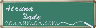 Alruna Wade Visitenkarte